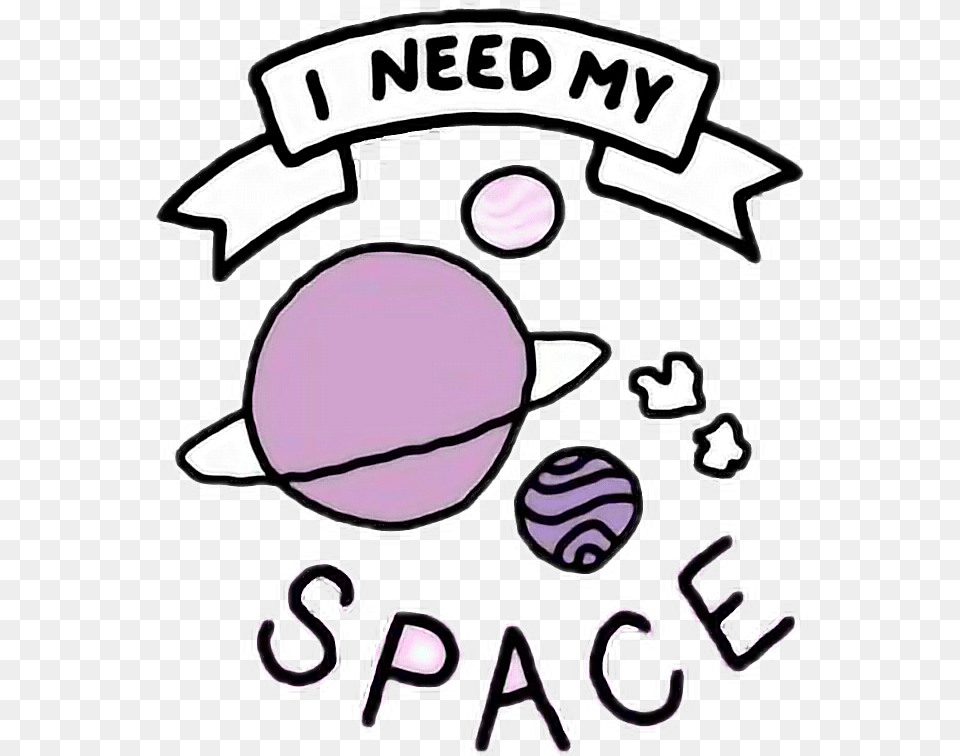 Space Cute Tumblr Printable Stickers For Laptop, Person, Logo Png Image