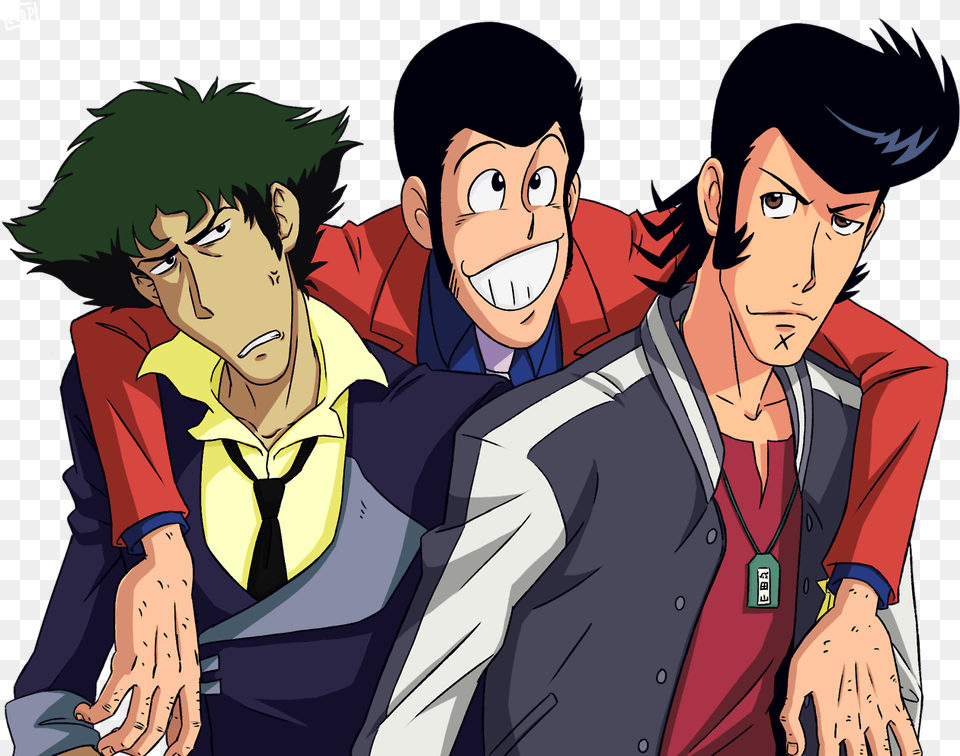Space Dandy Cowboy Bebop Lupin Lupin Spike, Publication, Book, Comics, Person Free Png Download