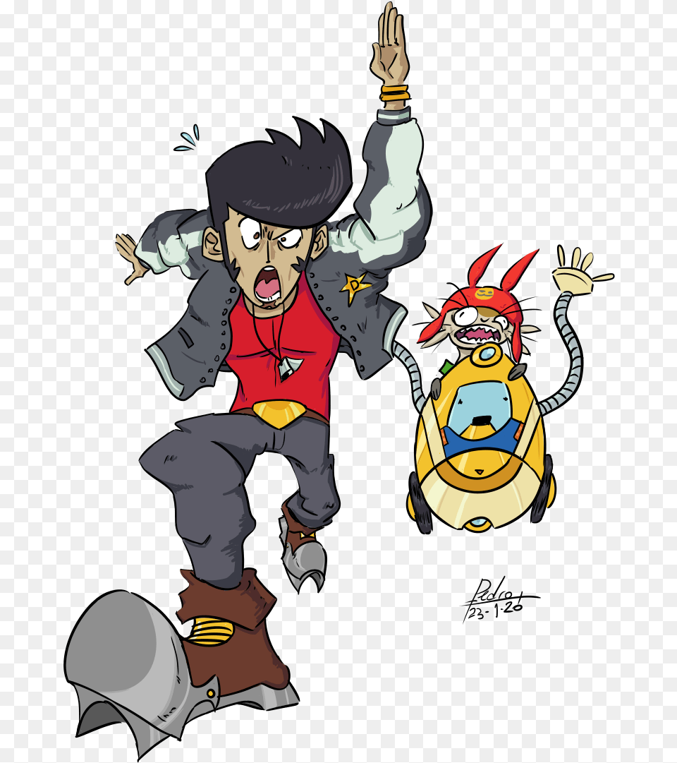 Space Dandy Crew Cartoon, Publication, Book, Comics, Baby Png