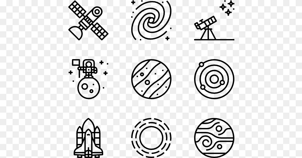 Space Design Icon Vector, Gray Free Png Download