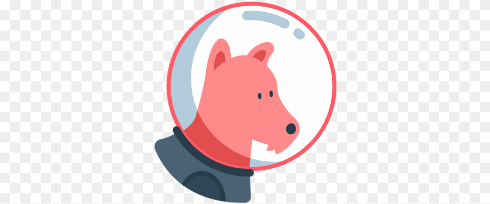 Space Dog Icon Of Flat Style Space Dog Icon, Animal, Bear, Mammal, Wildlife Free Transparent Png