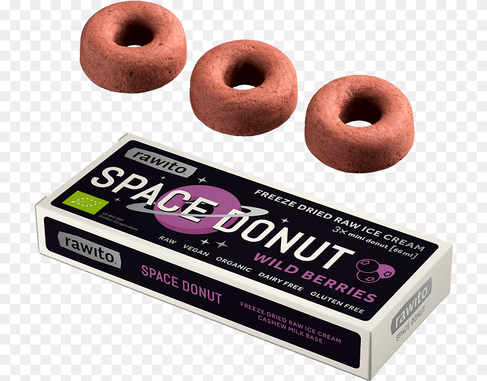 Space Donut Wild Berries Raw Space Donut, Business Card, Food, Paper, Sweets Free Png