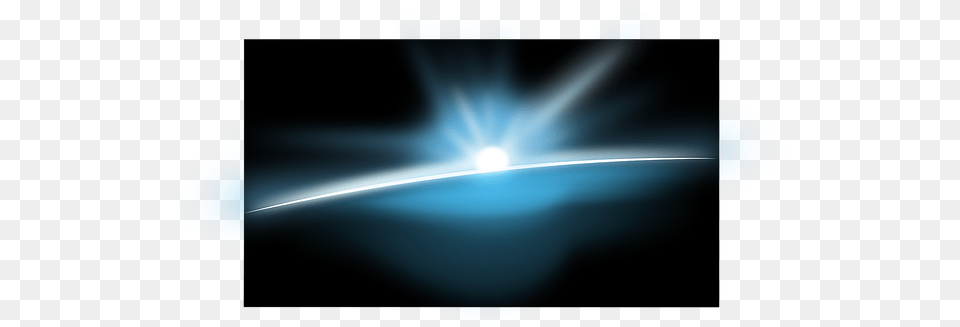 Space Earth Sun Horizon Sunrise Sky Night Earth Horizon From Space, Flare, Light, Nature, Outdoors Png Image