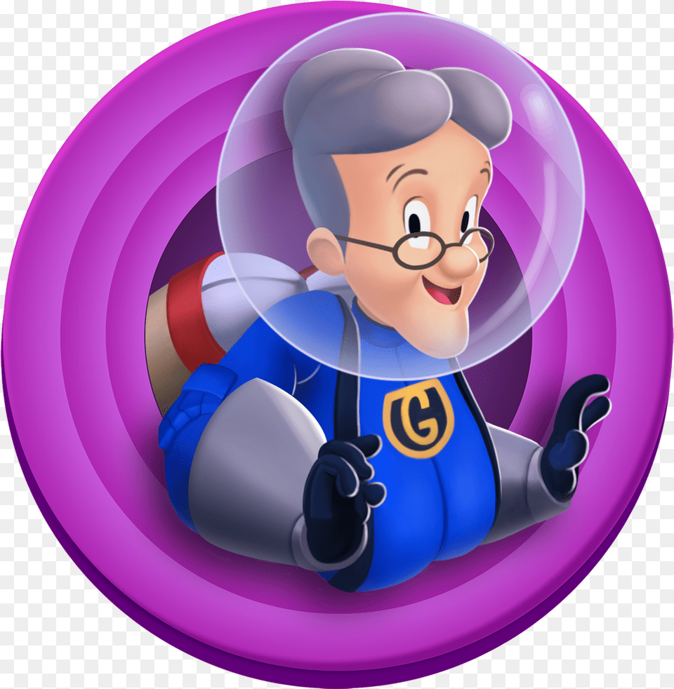 Space Explorer Granny Looney Tunes World Of Mayhem Wiki Fictional Character, Purple, Sphere, Food, Dessert Free Png Download