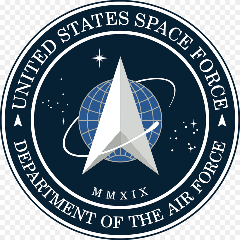 Space Force Logo Badge, Symbol, Emblem, Disk Free Png