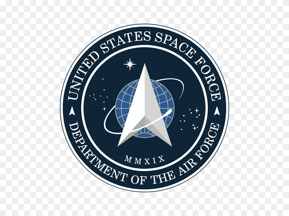Space Force Star Trek And Strange New Worlds Of Trademark Trump Space Force Logo, Emblem, Symbol, Disk Free Png