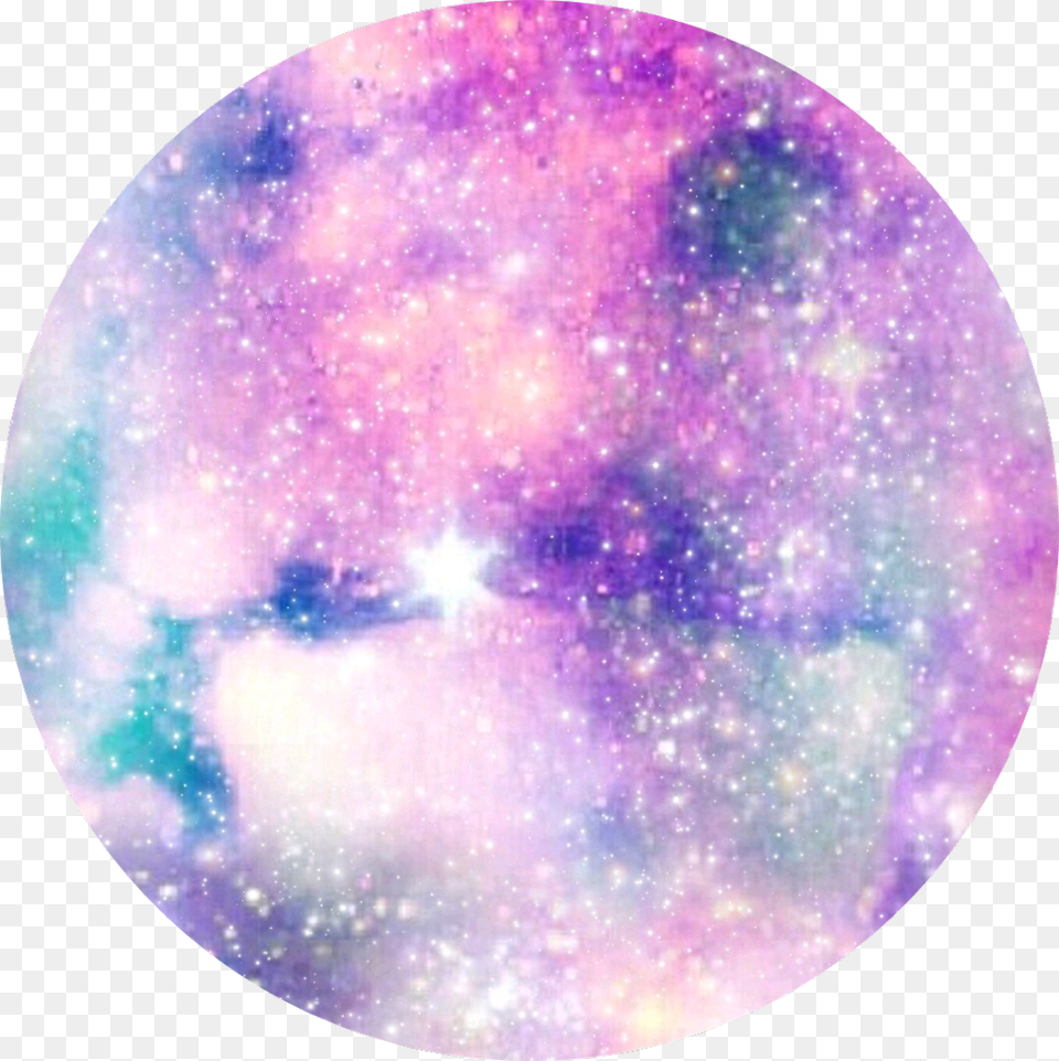 Space Galaxy Background Circle Pastel Pastel Galaxy Background, Sphere, Purple, Outdoors, Night Free Png