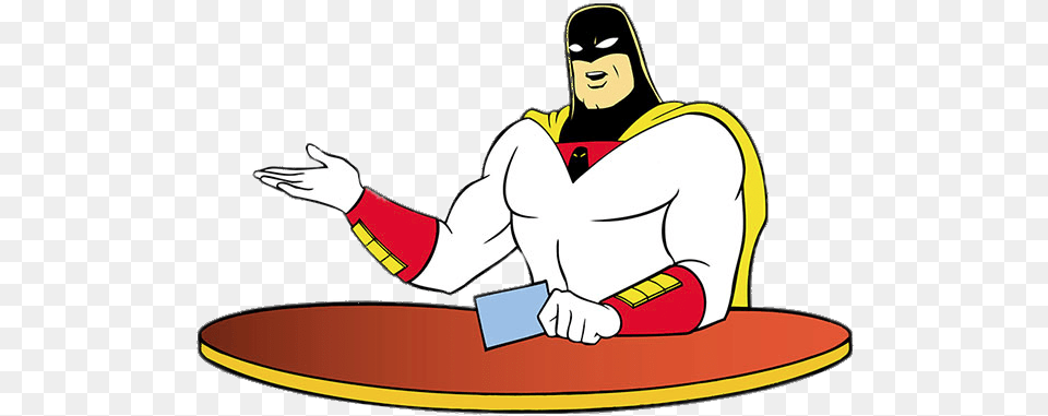 Space Ghost At The Table Space Ghost Coast To Coast, Dynamite, Weapon Free Png Download