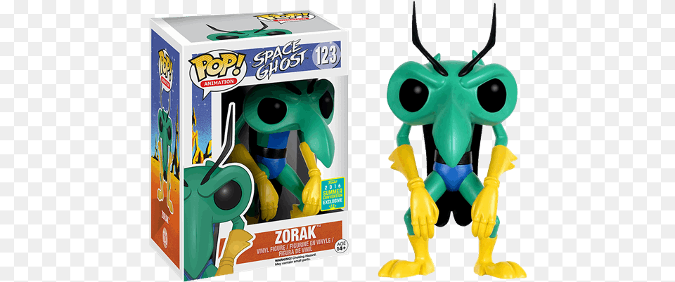 Space Ghost Pop Figure, Toy, Alien Png