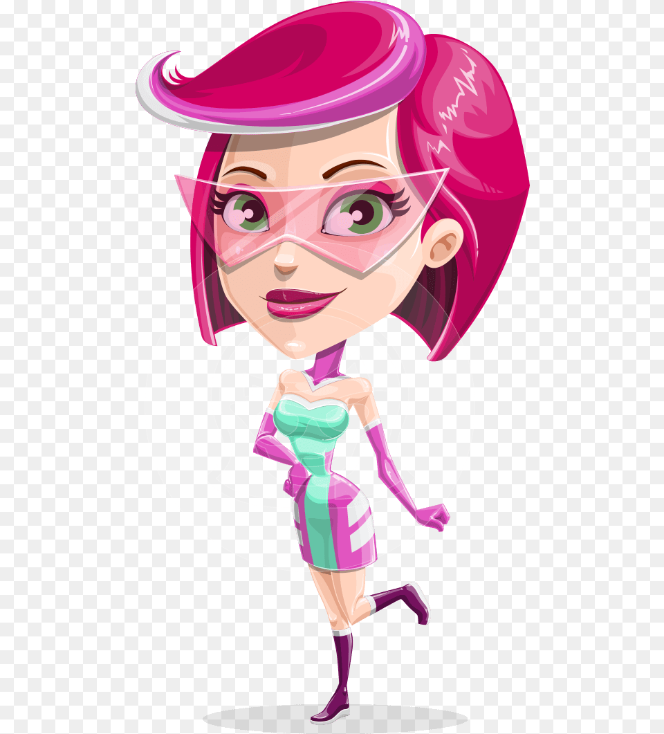 Space Girl Astronaut Cartoon Vector Character Aka Rebecca Space Cartoon Character Female, Book, Publication, Comics, Adult Free Transparent Png