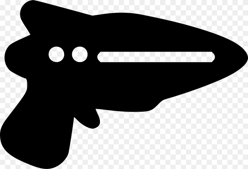 Space Gun Cartoon, Silhouette, Stencil, Weapon Free Transparent Png