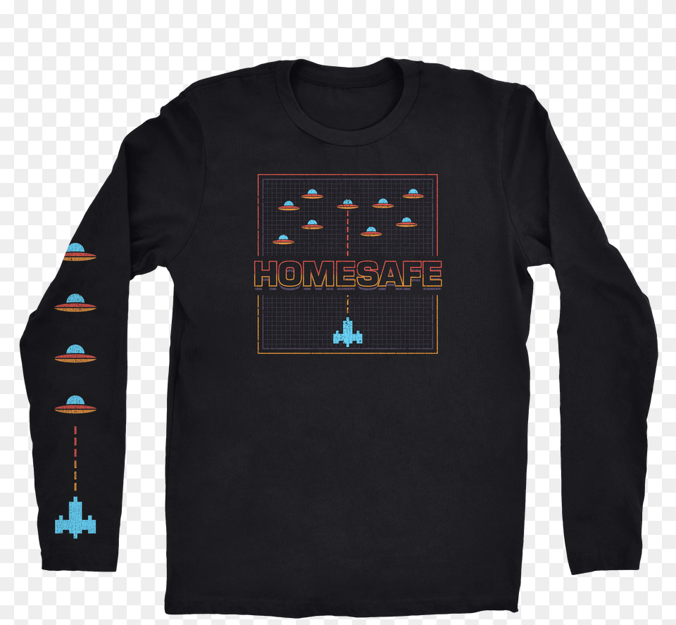 Space Invader Long Sleeve T Shirt, Clothing, Long Sleeve, T-shirt Free Png Download