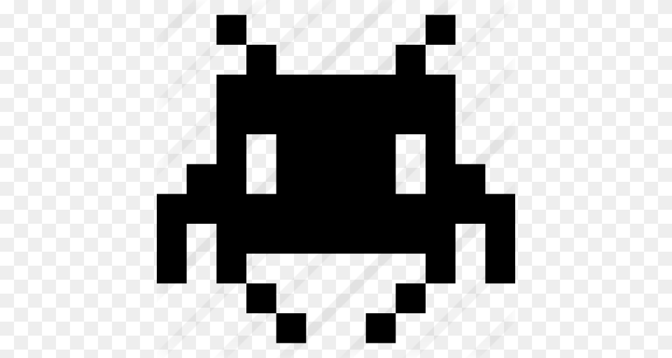 Space Invaders, Gray Free Png Download