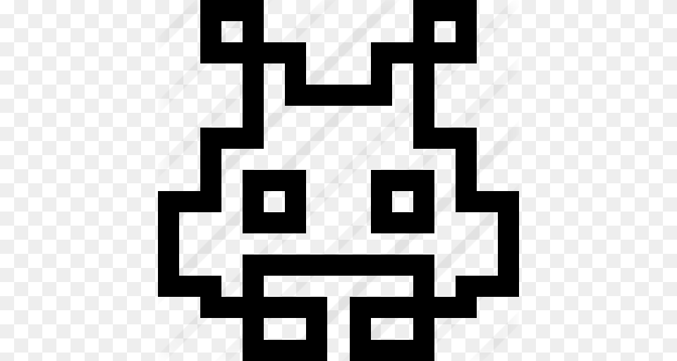 Space Invaders, Gray Png Image