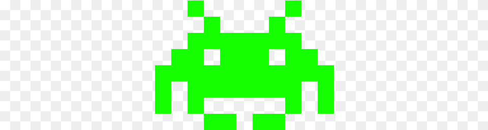 Space Invaders Alien Image Background Very Easy Pixel Art, Green, Lighting, Nature, Night Free Png
