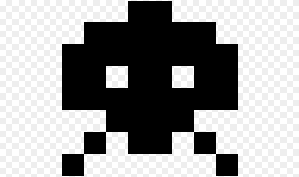 Space Invaders Alien Transparent Image Alien From Space Invaders, Nature, Night, Outdoors, Starry Sky Free Png