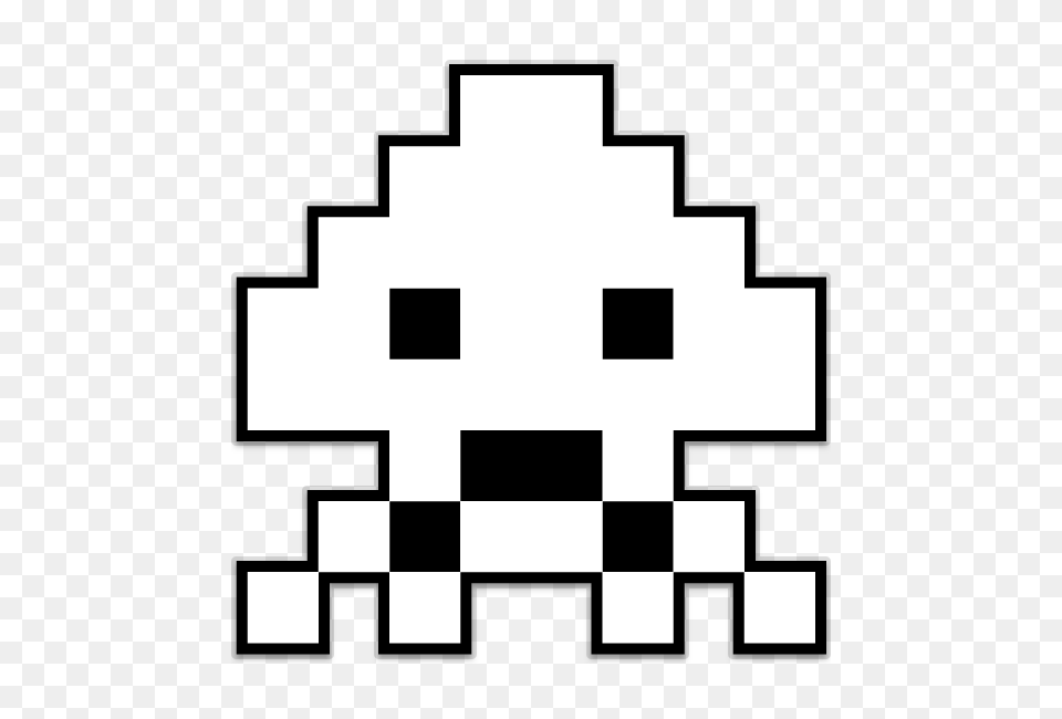 Space Invaders Arts, Stencil Free Png