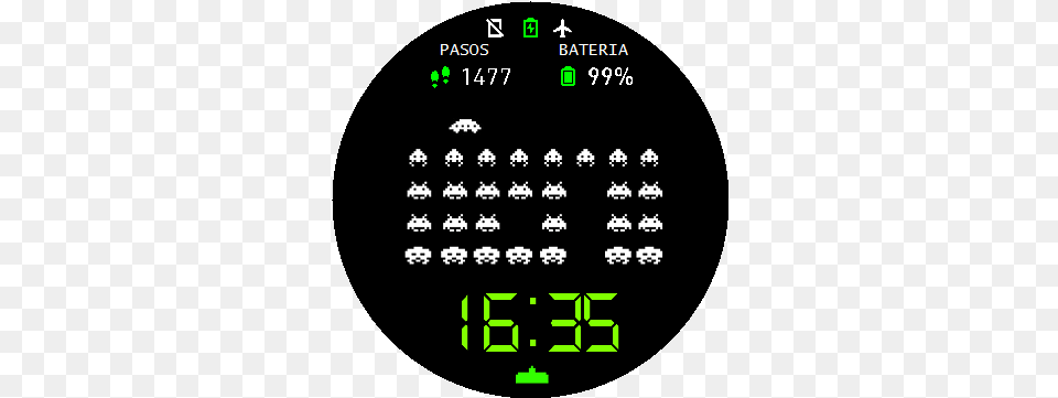 Space Invaders By Ldm Amazfit Verge Amazfit Xiaomi Pac Man Space Invaders, Computer Hardware, Electronics, Hardware Free Transparent Png