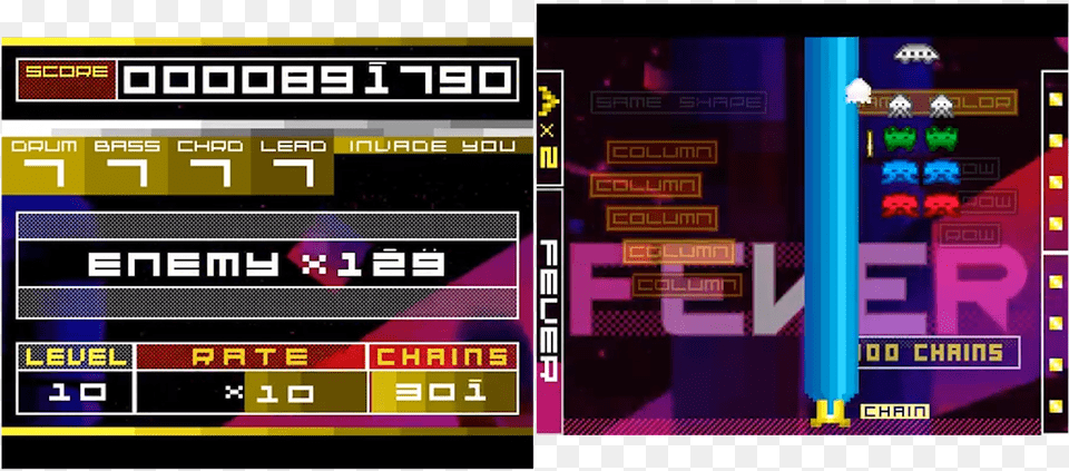 Space Invaders Extreme, Scoreboard Free Png Download