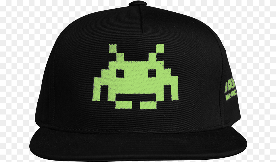 Space Invaders Glow In The Dark Space Invaders Blue, Baseball Cap, Cap, Clothing, Hat Free Png Download
