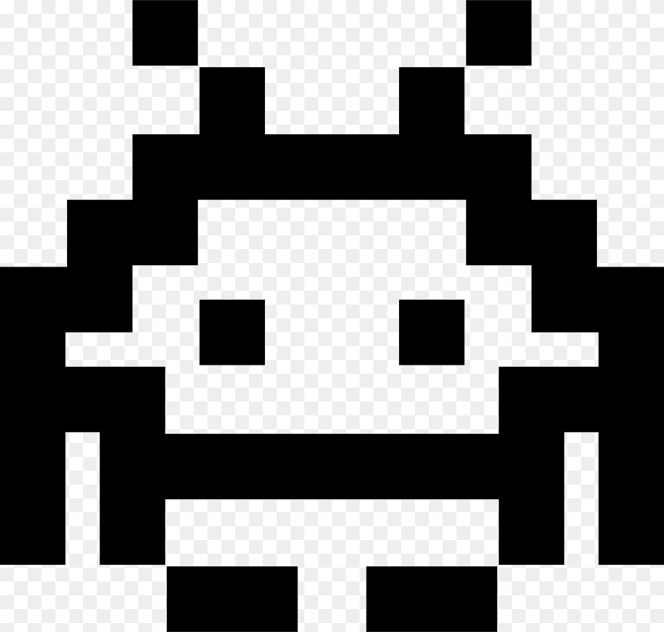 Space Invaders Icon Download, Stencil Free Png