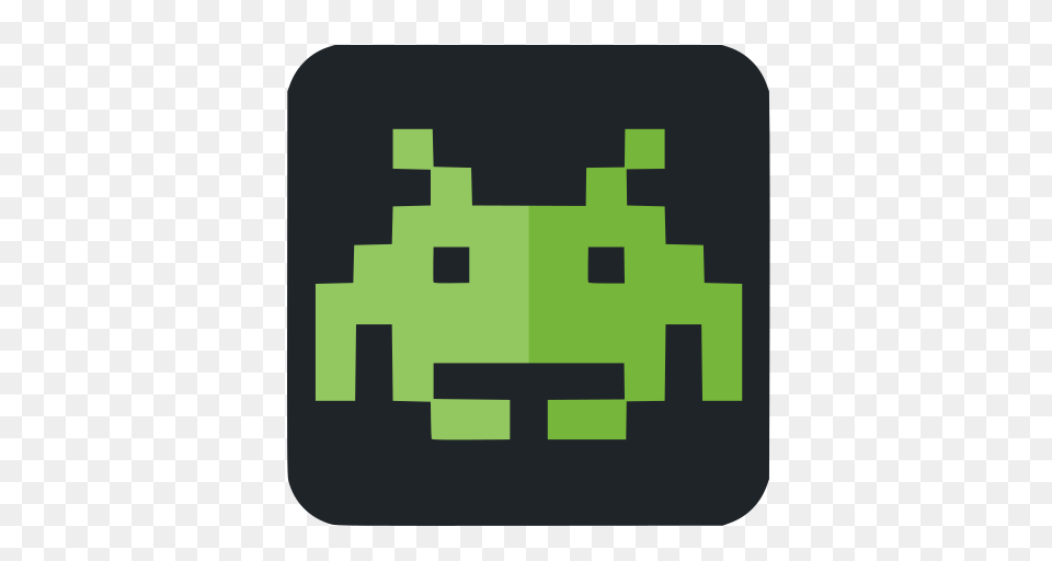 Space Invaders Icon Of Super Flat Remix Apps, First Aid, Green, Clock, Digital Clock Free Transparent Png