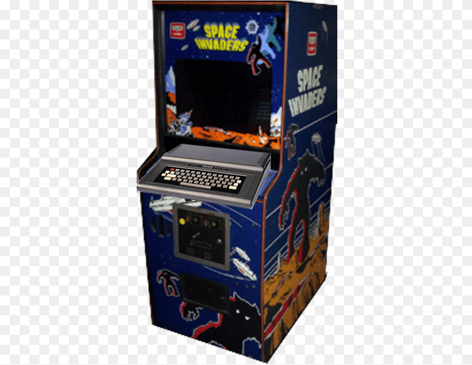 Space Invaders Machine Original, Arcade Game Machine, Game Png