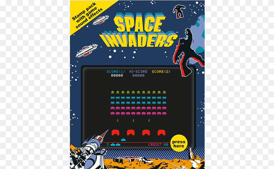 Space Invaders Projection Light, Advertisement, Poster Free Png