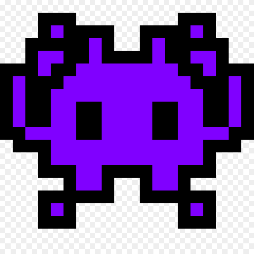 Space Invaders Transparent Background, Purple Png Image