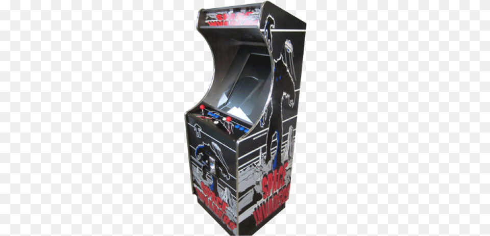 Space Invaders Upright With 645 Games Video Game Arcade Cabinet, Arcade Game Machine Png Image