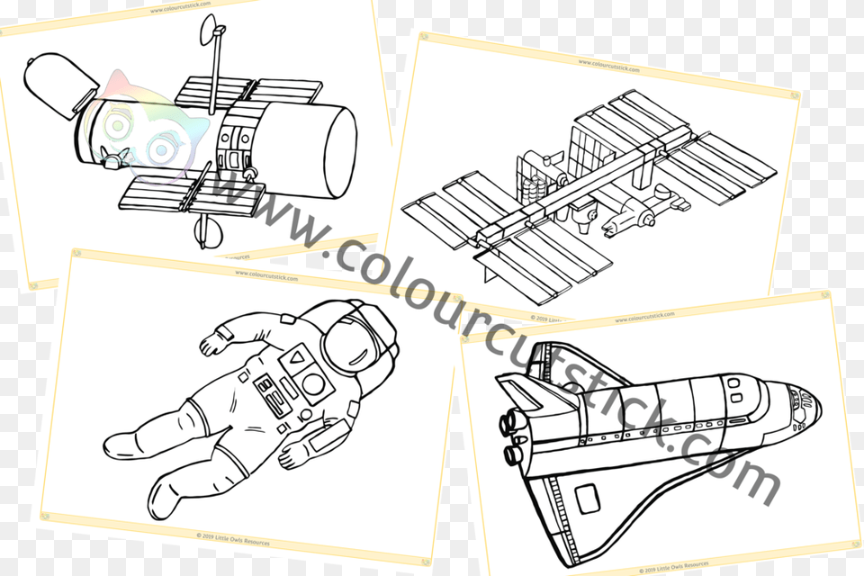 Space Items Colouring Ccs Cover Sketch, Cad Diagram, Diagram, Baby, Person Png Image