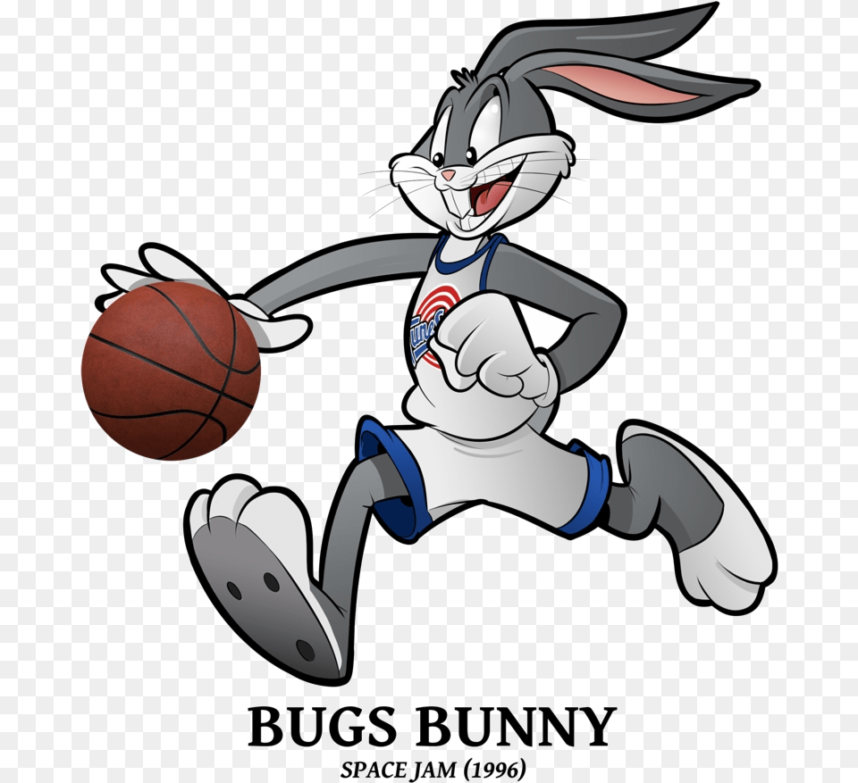 Space Jam Draft Special Bugs Bunny Basketball Basketball Bugs Bunny Space Jam, Ball, Basketball (ball), Sport Free Png