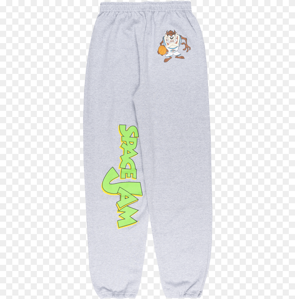 Space Jam Tune Squad Taz Fleece Sweatpant Tazmanian Pajamas, Clothing, Pants, Shorts Free Transparent Png