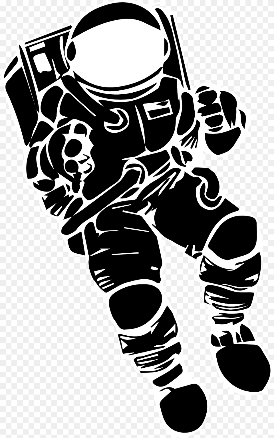Space Man Illustration, Stencil, Adult, Male, Person Free Png