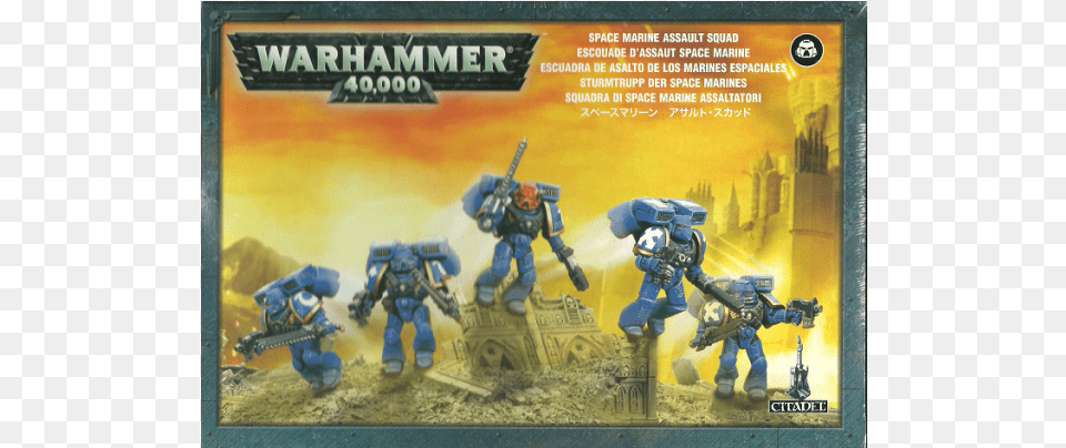 Space Marine Terminator Assault Warhammer, Toy, Book, Comics, Publication Free Png Download