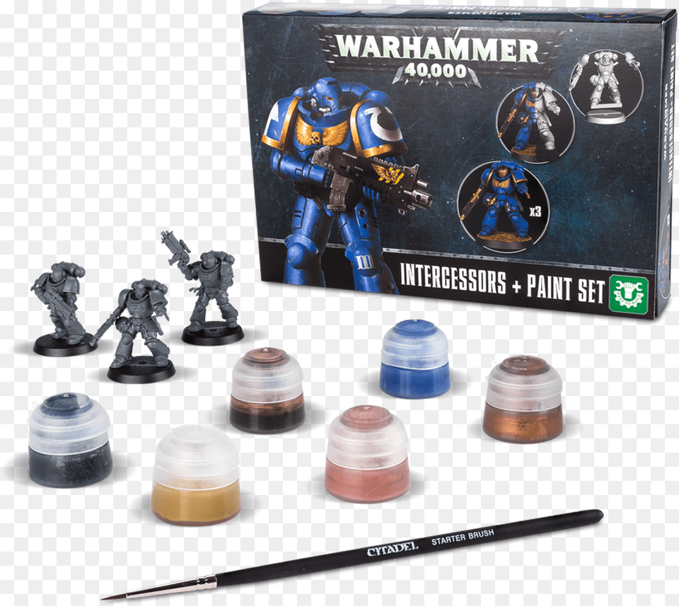 Space Marines Intercessors Paint Set, Toy, Adult, Male, Man Free Png Download