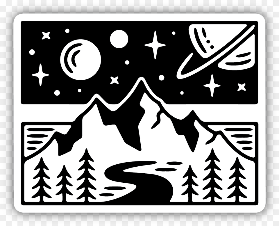 Space Mountain Sticker, Stencil, Book, Comics, Publication Free Transparent Png