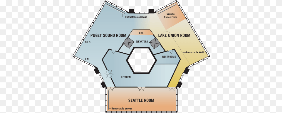 Space Needle Banquet Room, Chart, Plot, Diagram, Floor Plan Png