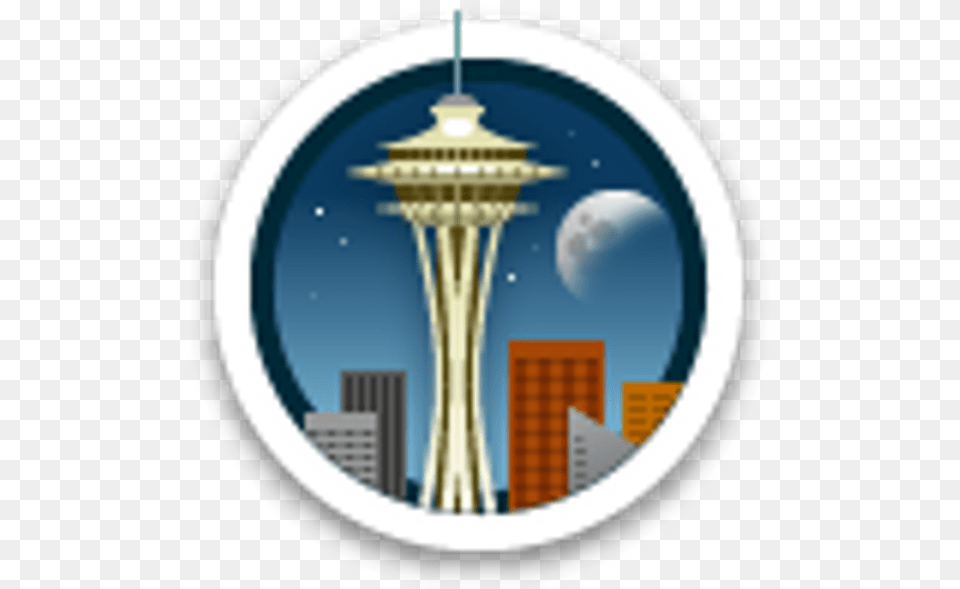 Space Needle Clipart Download Clock Tower, City, Light Png Image