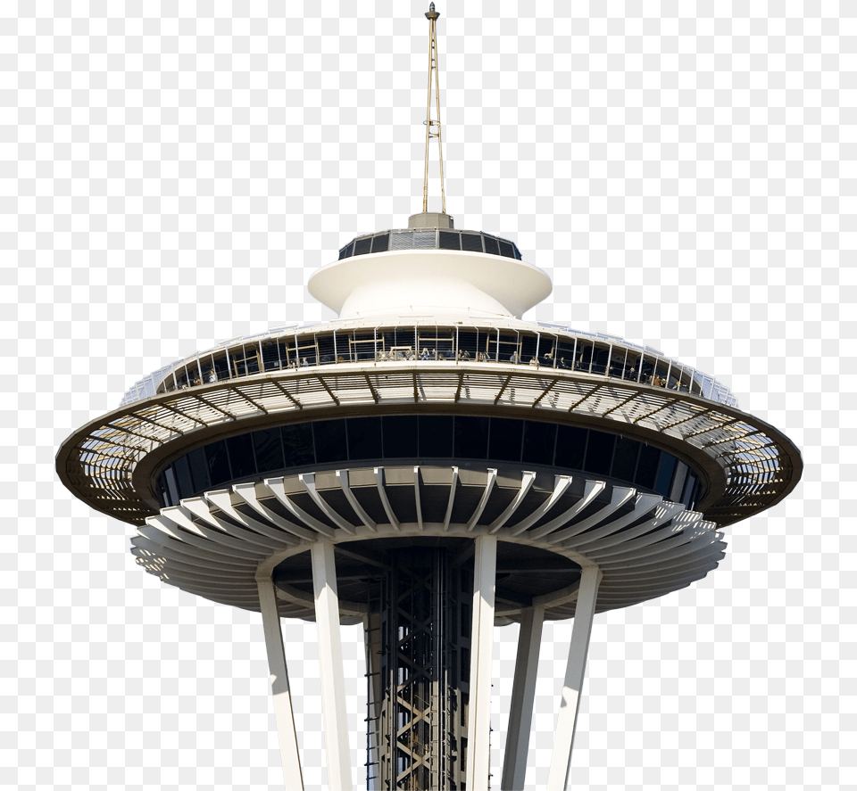 Space Needle Space Needle, Architecture, Building, Tower, Person Png