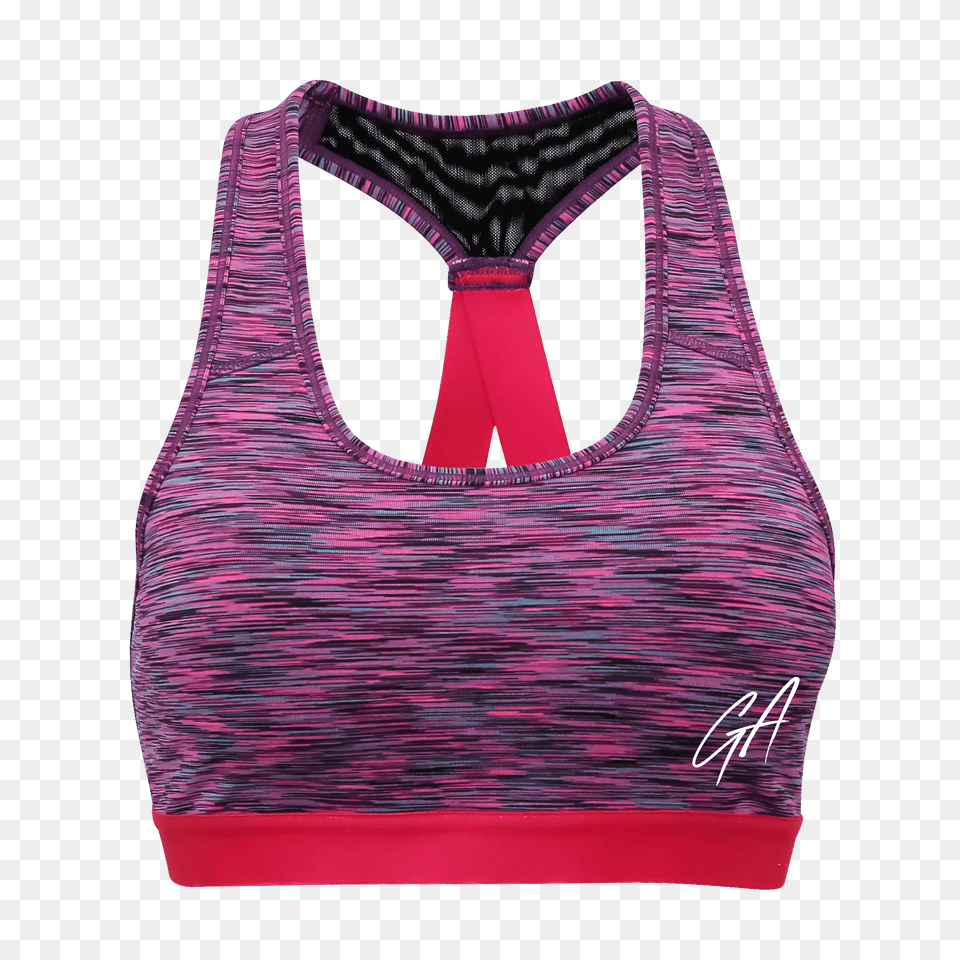 Space Pink Ga Double Strap Padded Crop Top Merrrch, Blouse, Clothing Free Png