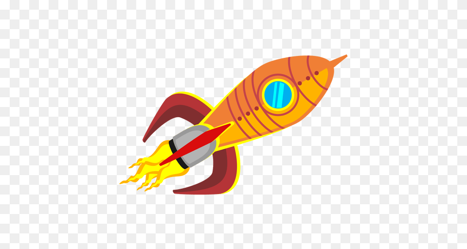 Space Rocket Cartoon Icon, Animal, Fish, Sea Life, Shark Png Image