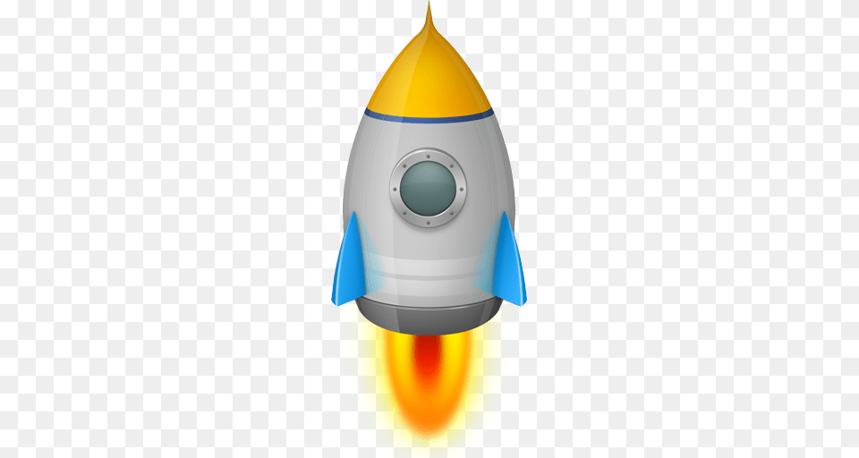 Space Rocket Silver Icon, Weapon Free Png
