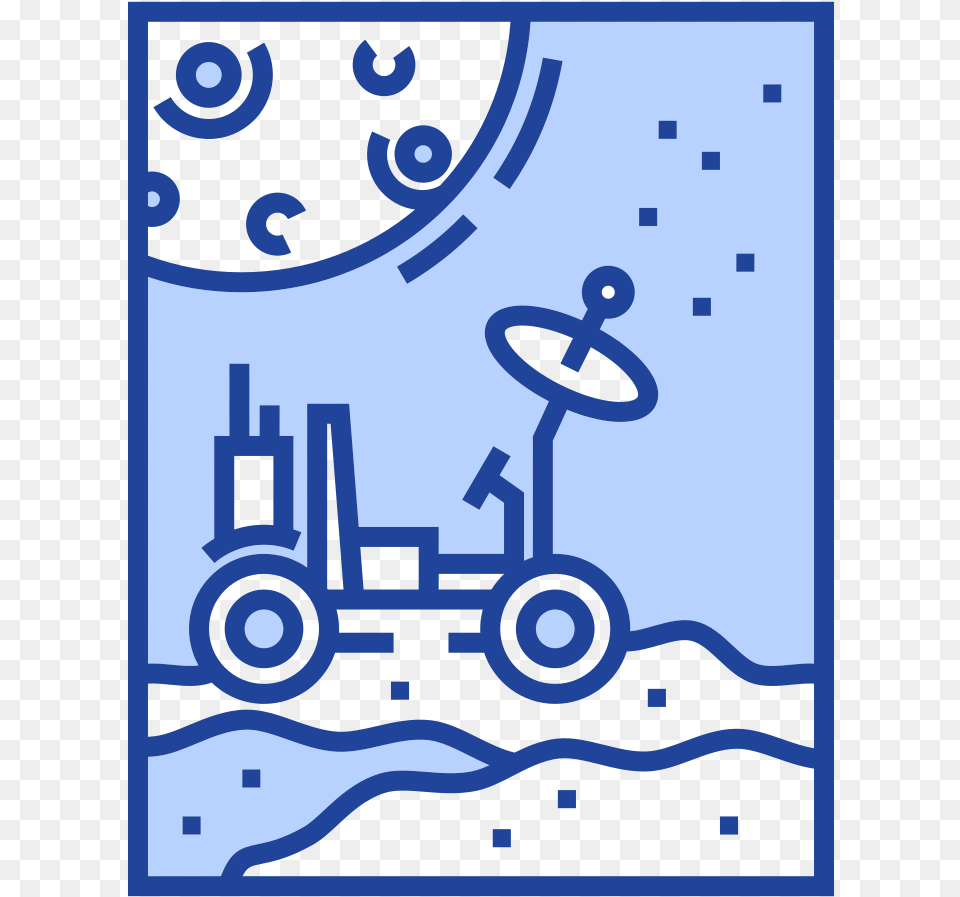 Space Rover Icon Space Icons Rover, Bulldozer, Machine, Art Free Png