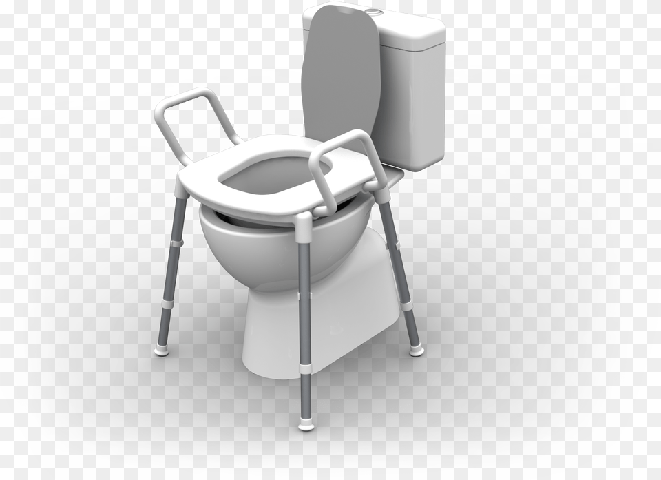 Space Saver Toilet Seat Raiser, Indoors, Bathroom, Room, Chair Png Image