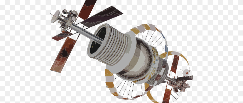 Space Settlement Design Ideas, Spiral, Coil, Machine, Rotor Free Png Download