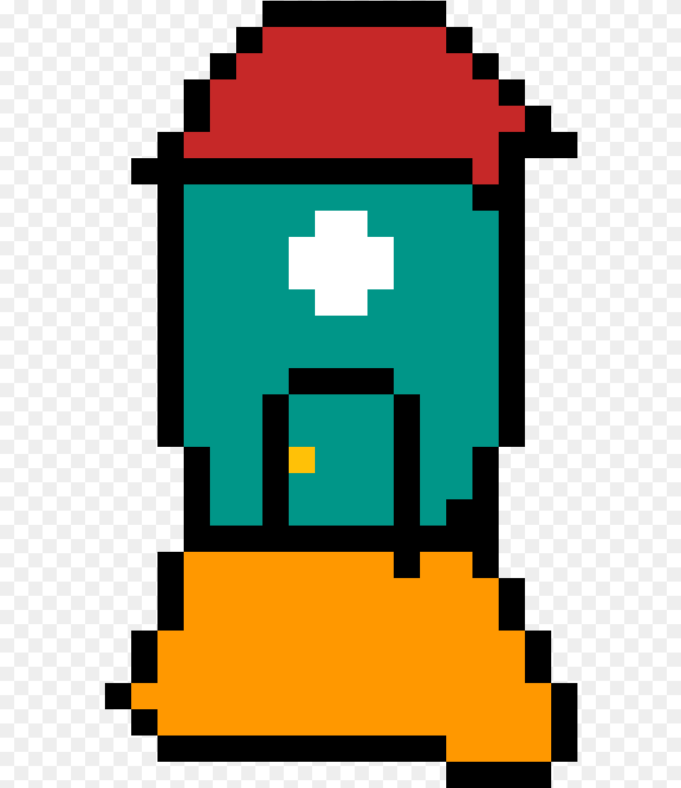 Space Ship Ken X Enter The Gungeon Hunter Sprite Clipart Easy Person Pixel Art, First Aid, Machine Free Transparent Png