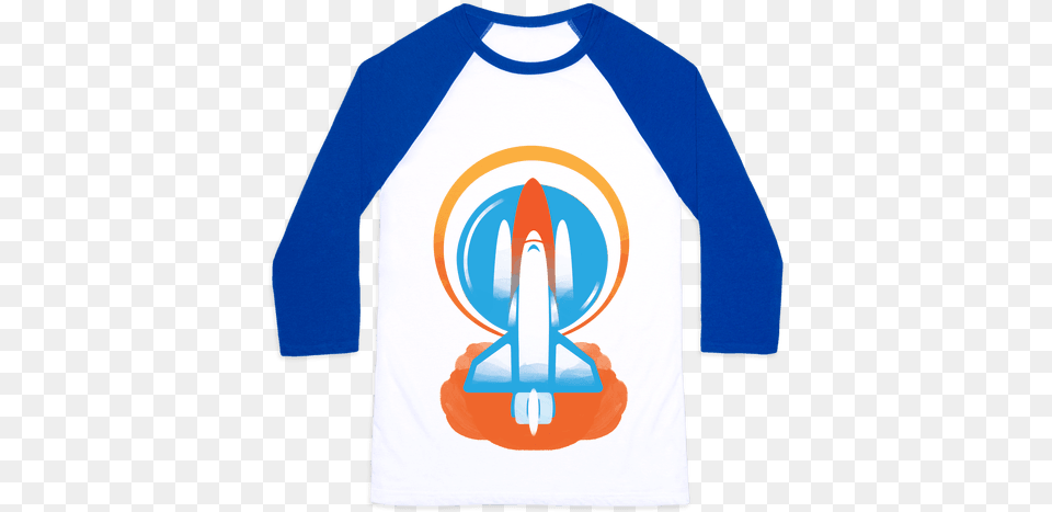 Space Ship Launch Under The Sea Shirt, Clothing, Long Sleeve, Sleeve, T-shirt Png