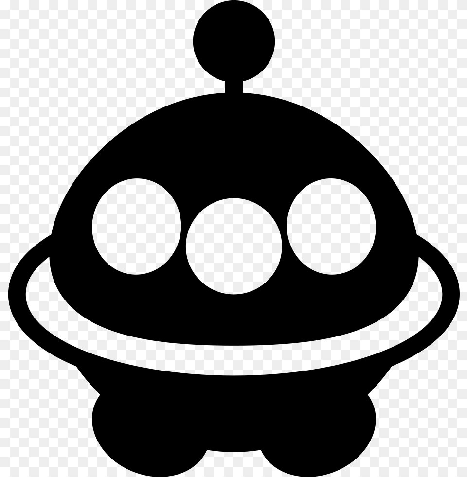 Space Ship Of Aliens, Stencil, Ammunition, Grenade, Weapon Free Transparent Png