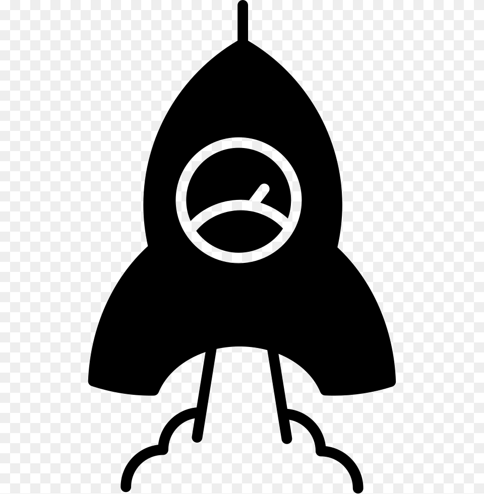 Space Ship Silhouette With Speedometer Launching Spacecraft, Stencil, Clothing, Hardhat, Helmet Png Image